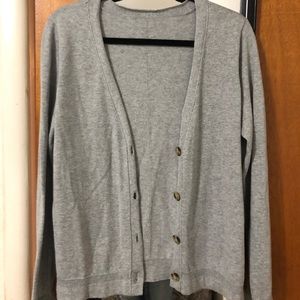 Gray cardigan NWOT